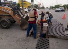ATENDIÓ GOBIERNO DE REYNOSA PUNTOS CRÍTICOS PARA EVITAR INUNDACIONES